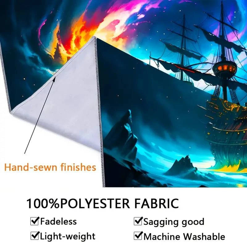 Segelboot-Muster | Offizielles GlowTapestry UV-Kunstdekor