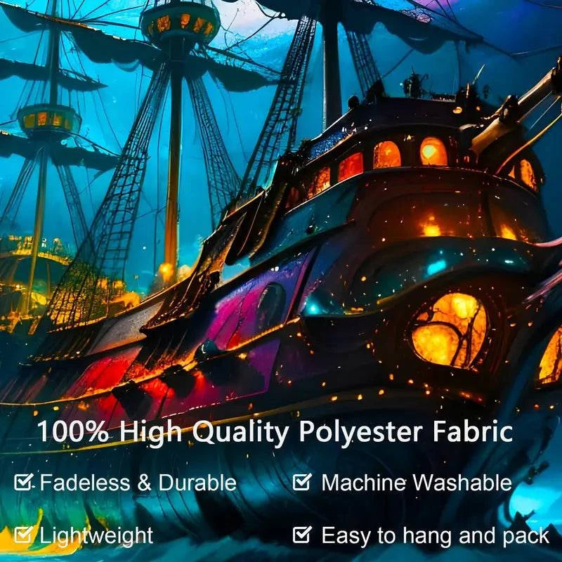 Segelboot-Muster | Offizielles GlowTapestry UV-Kunstdekor