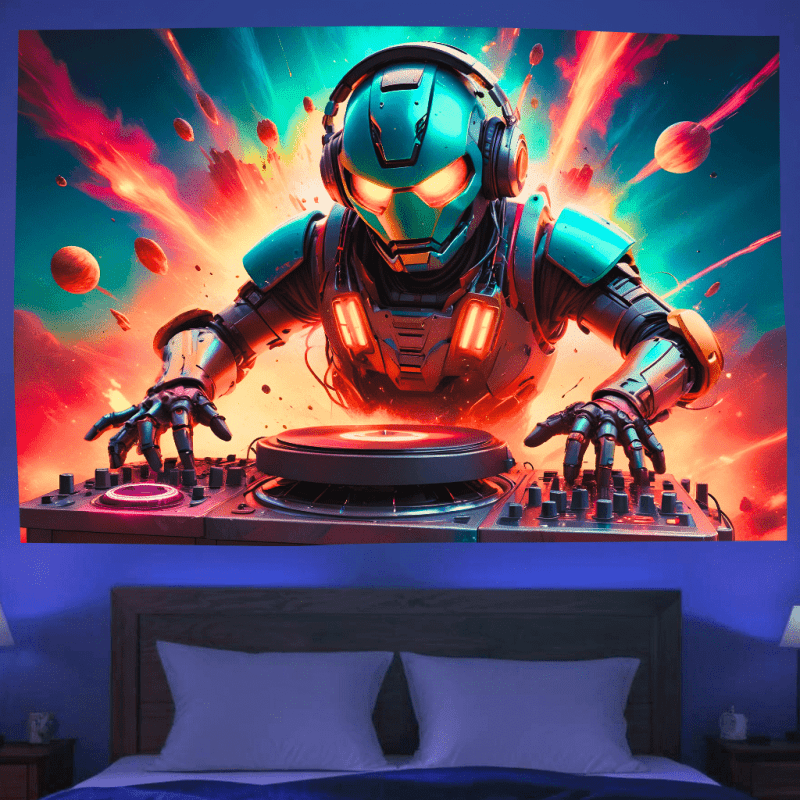 Cyber DJ Inferno - GlowCreations