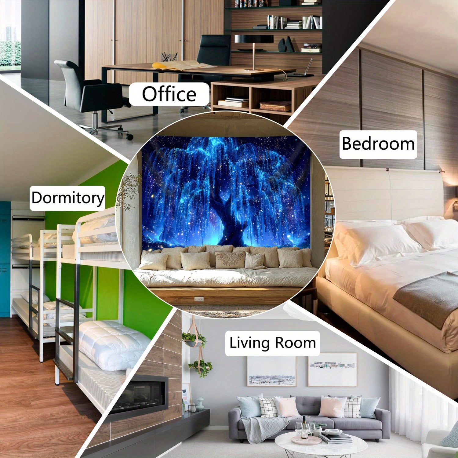 Ethereal Willow | Official GlowCreations UV Art Decor