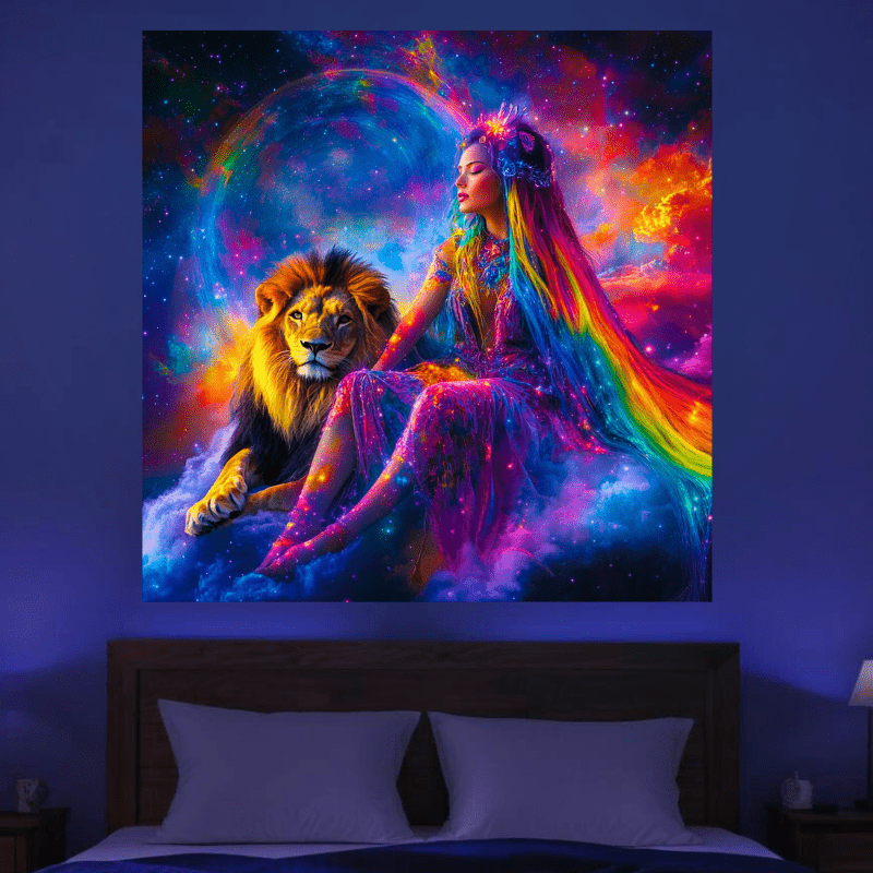 Lioness and the Cosmos - GlowCreations