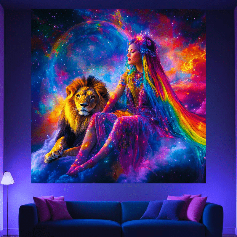 Lioness and the Cosmos - GlowCreations