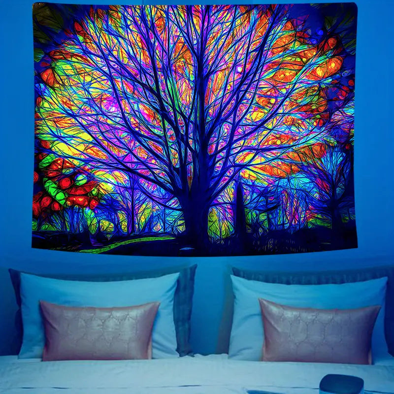 Baum des Lebens | Offizielles GlowTapestry UV-Kunstdekor 