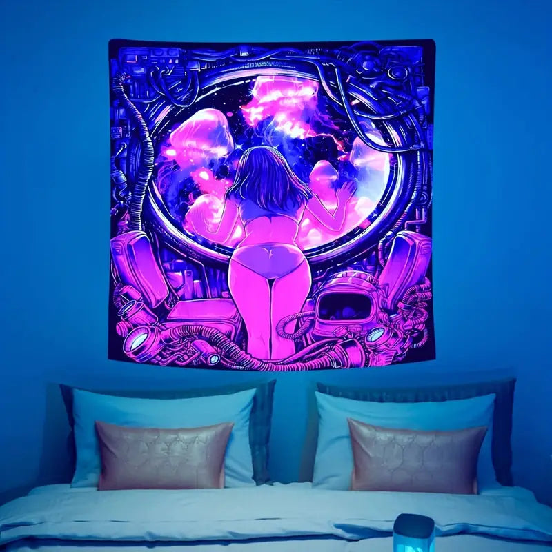 Její planetární cesta | Oficiální GlowTapestry UV Art Decor 