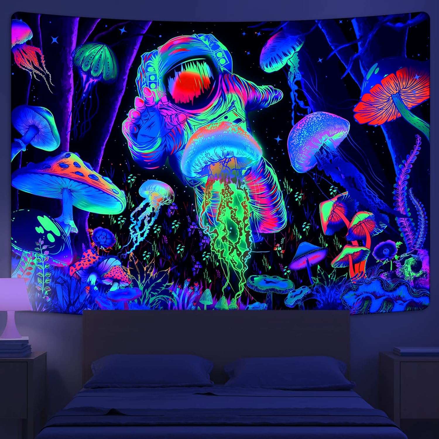 AstroShroom | Oficiální GlowTapestry UV Art Decor 