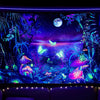 Butterfly Lake Forest | Offizielles GlowTapestry UV-Kunstdekor 