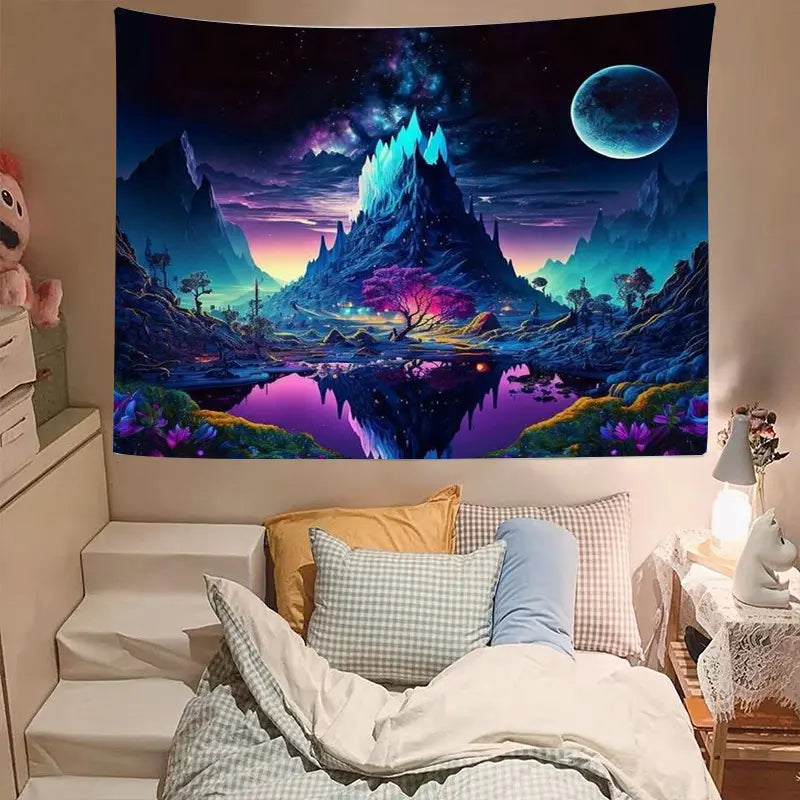 Barevné hvězdné nebe | Oficiální GlowTapestry UV Art Decor 