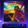 Cosmic Heartbeat | Oficiální GlowTapestry UV Art Decor 