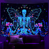 Skelett-Schmetterling | Offizielles GlowTapestry UV-Kunstdekor 