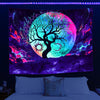 Lunární strom života | Oficiální GlowTapestry UV Art Decor 