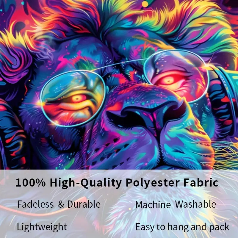 DJ Lion | Oficiální GlowTapestry UV Art Decor 