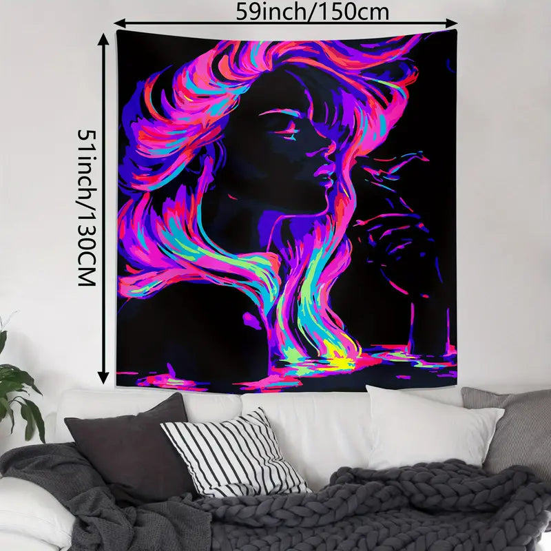 Frauenzauber | Offizielles GlowTapestry UV-Kunstdekor 