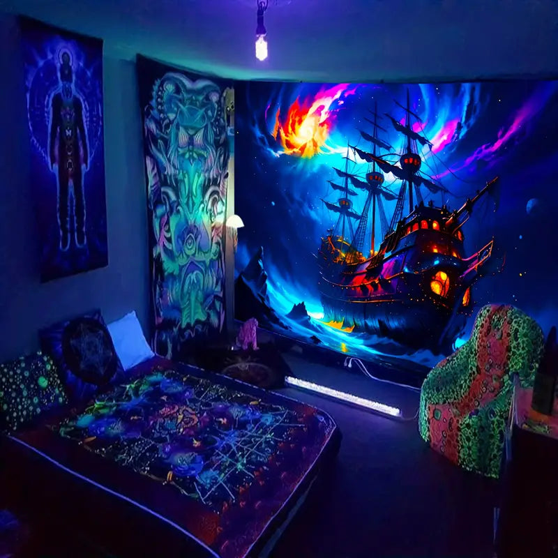 Plachetnice vzor | Oficiální GlowTapestry UV Art Decor 