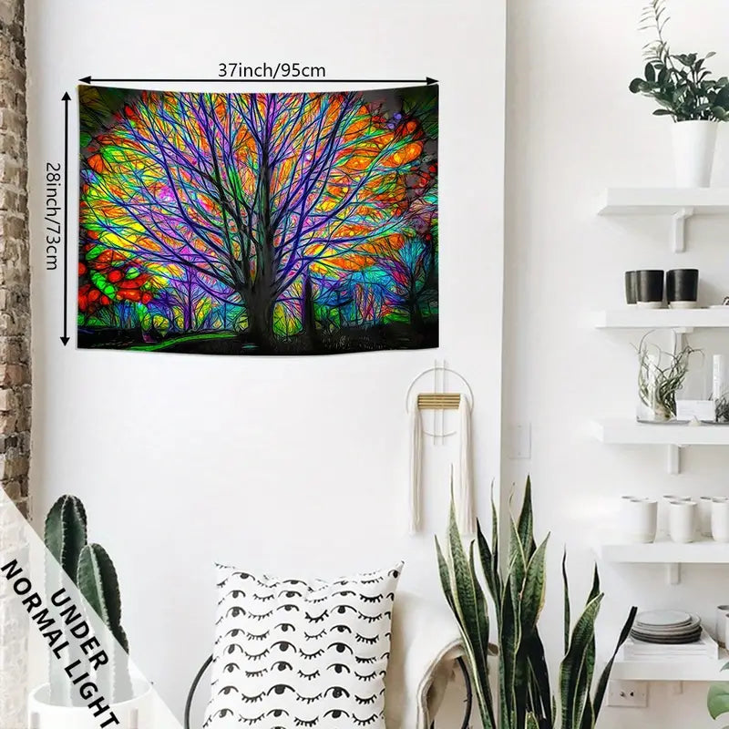 Strom života | Oficiální GlowTapestry UV Art Decor 