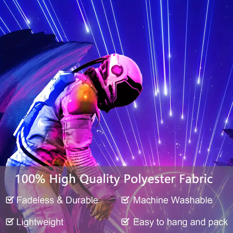 Astronaut Space Golf | Oficiální GlowTapestry UV Art Decor 