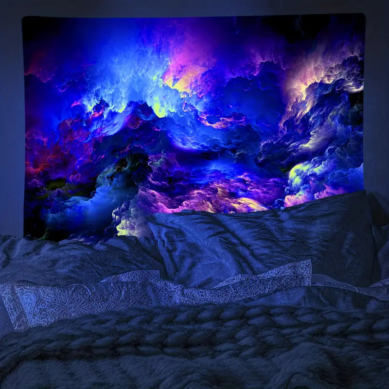 Barevná moderní galaxie | Oficiální GlowTapestry UV Art Decor 