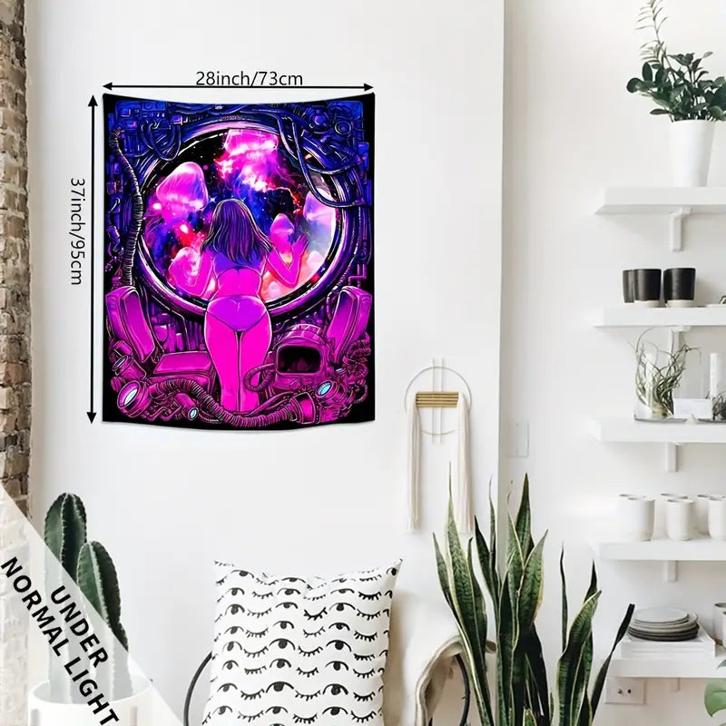 Její planetární cesta | Oficiální GlowTapestry UV Art Decor 