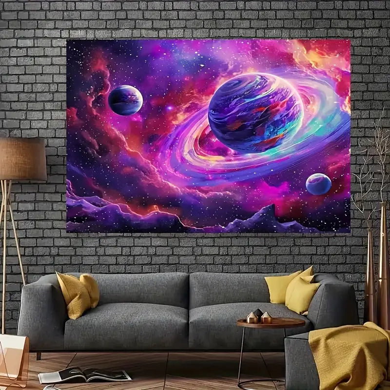 Galaxy Velvet | Offizielles GlowTapestry UV-Kunstdekor 