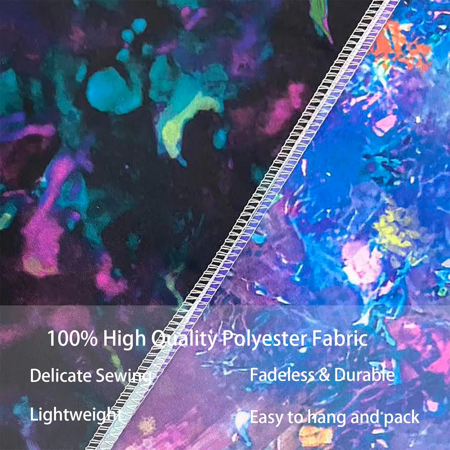 Wasserfall-Regenbogen | Offizielles GlowTapestry UV-Kunstdekor 