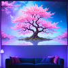 Sakura Sky Reflection | Oficiální GlowTapestry UV Art Decor 