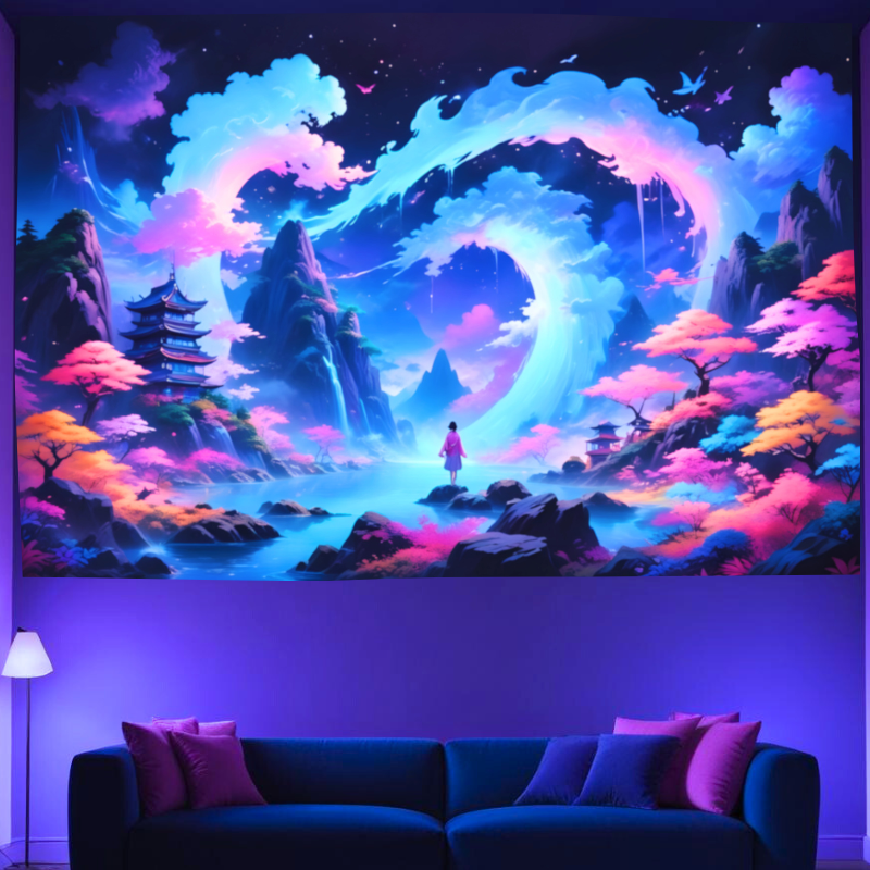 Éterická cesta | Oficiální GlowTapestry UV Art Decor 