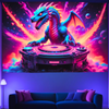 Dragon Beatmaster | Offizielles GlowTapestry UV-Kunstdekor 