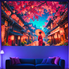 Procházka s lucernou Sakura | Oficiální GlowTapestry UV Art Decor 