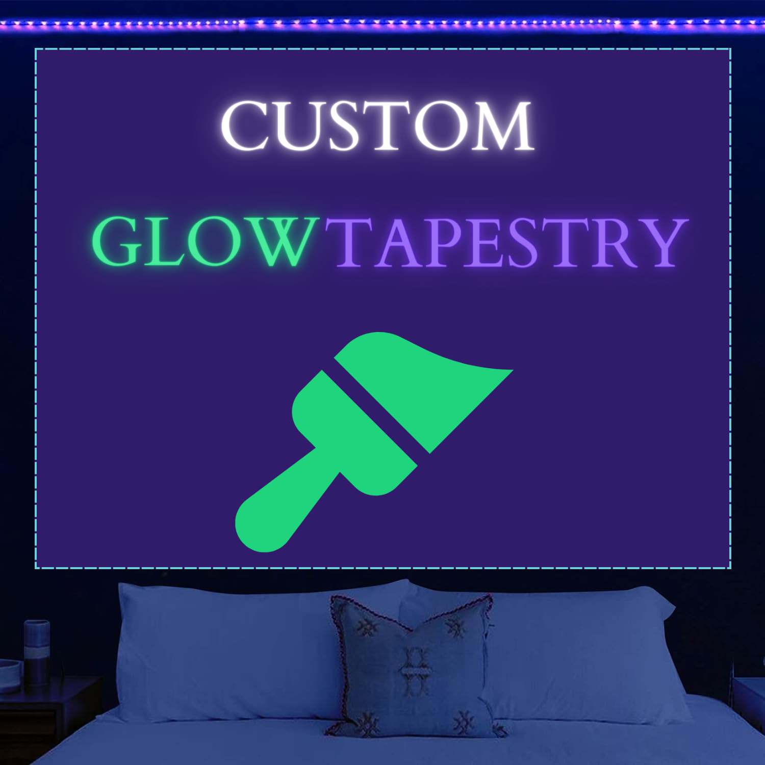 Nahrajte svůj design - GlowTapestry | UV Art Dekor 