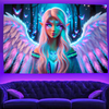 Twilight Angel | Offizielles GlowTapestry UV-Kunstdekor 