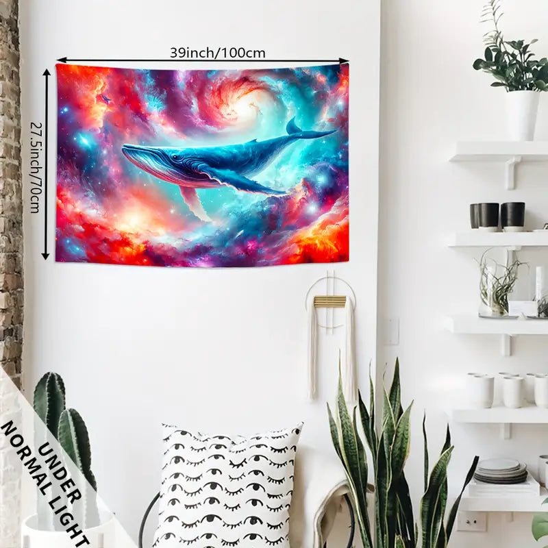 Galaxie-Wal | Offizielles GlowTapestry UV-Kunstdekor 