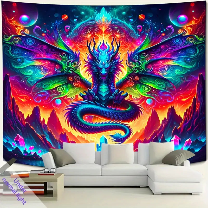 Drak | Oficiální GlowTapestry UV Art Decor 