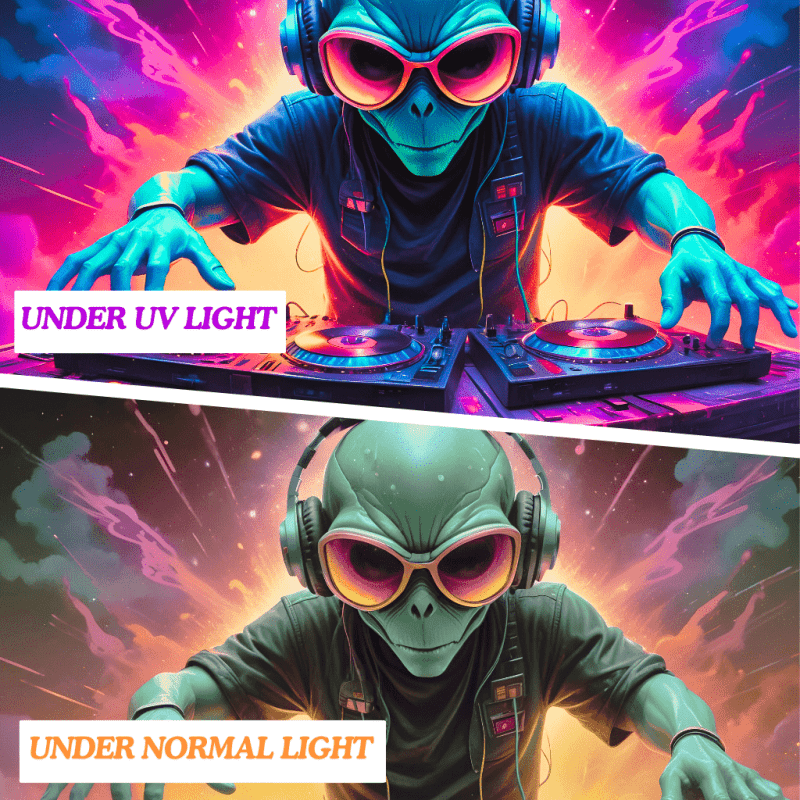 Alien DJ Extraterrestrial - GlowCreations