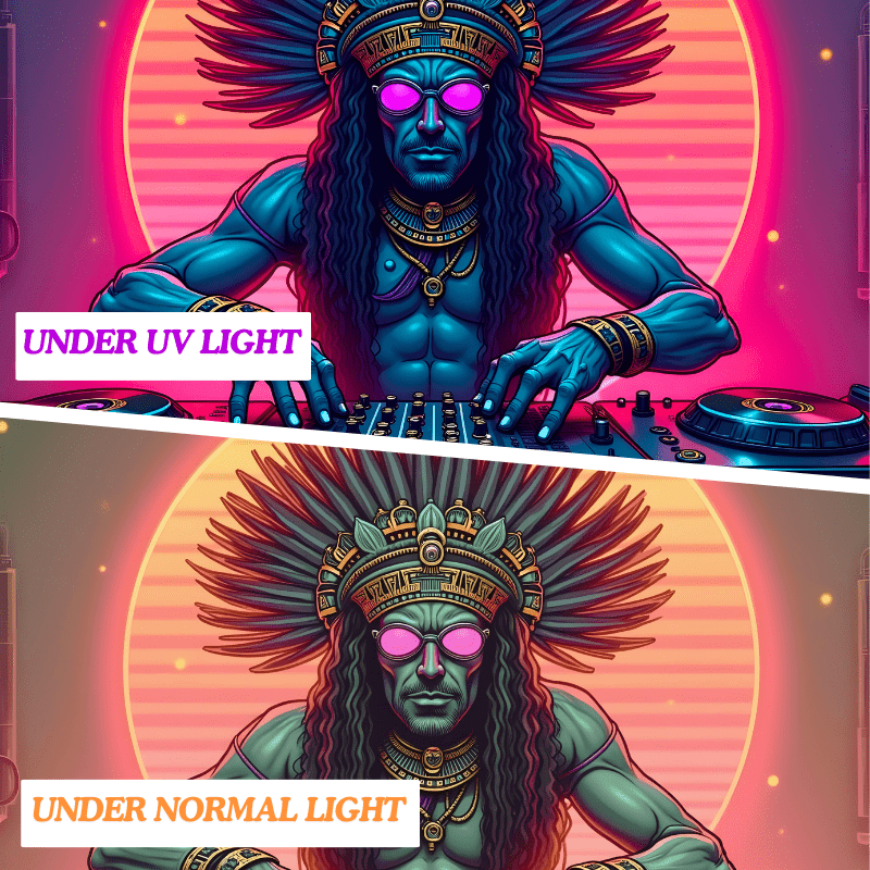 Aztec DJ Vibes - GlowCreations