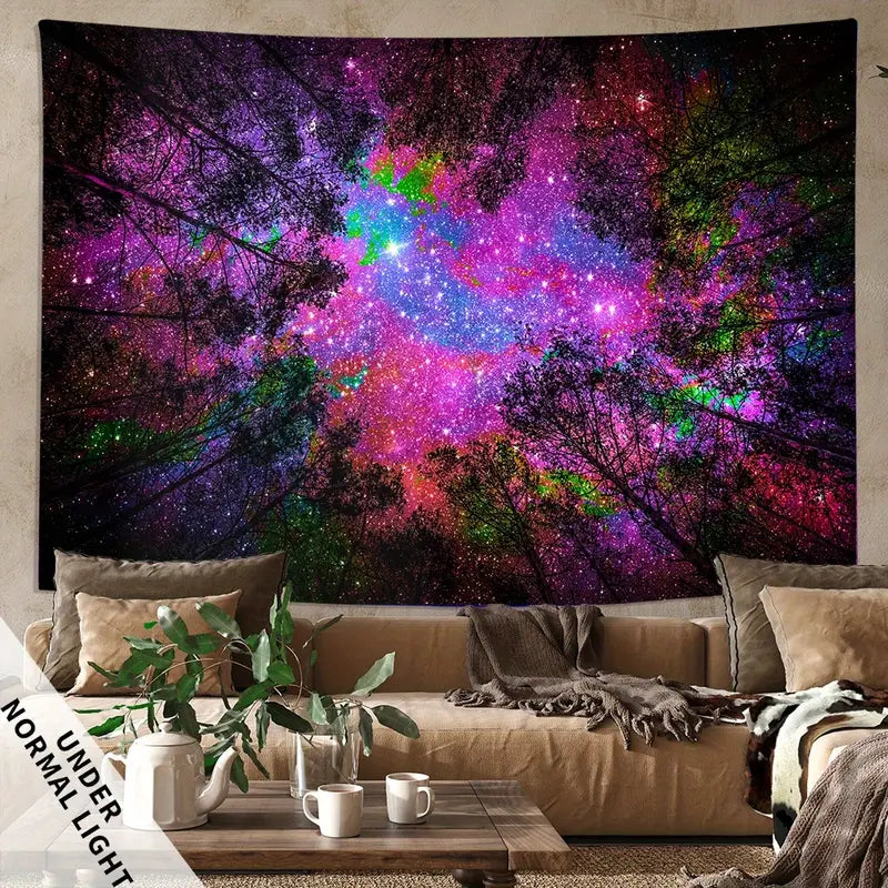 Duhový les | Oficiální GlowTapestry UV Art Decor