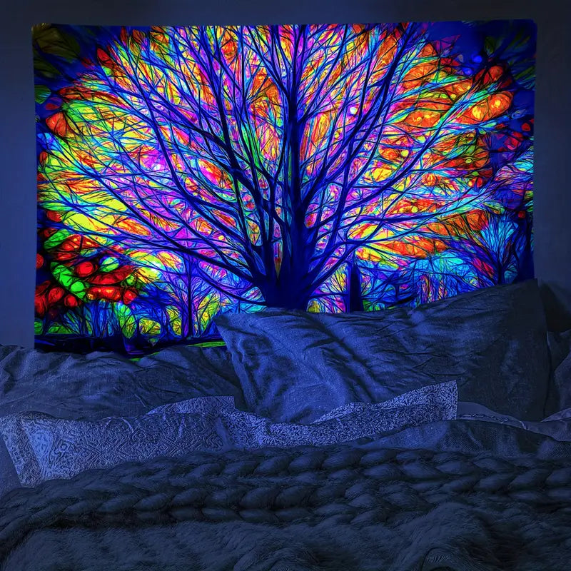 Strom života | Oficiální GlowTapestry UV Art Decor 