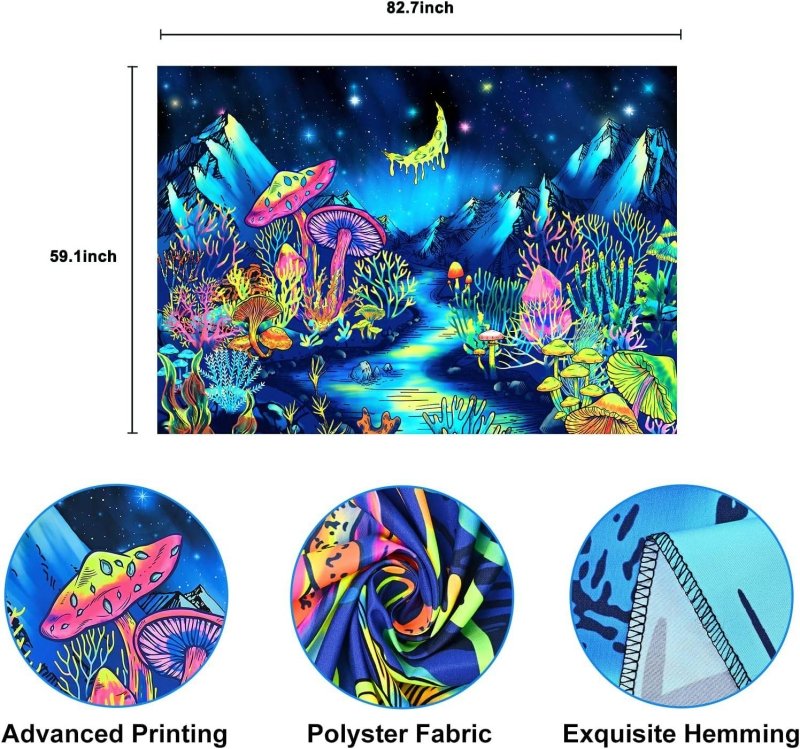 Botanical Mountain River - GlowCreations