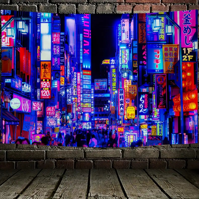 Tokio City | Oficiální GlowTapestry UV Art Decor 