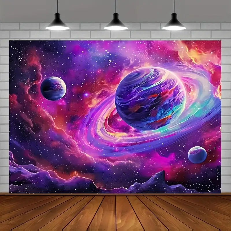 Galaxy Velvet | Offizielles GlowTapestry UV-Kunstdekor 