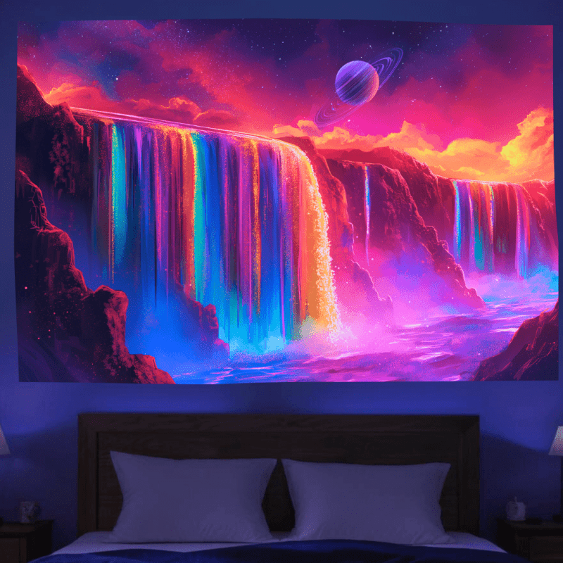 Celestial Rainbow Falls - GlowCreations
