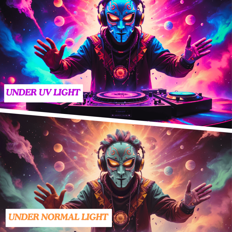Cosmic DJ Shaman - GlowCreations