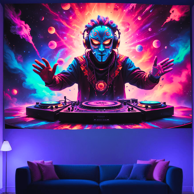 Cosmic DJ Shaman - GlowCreations