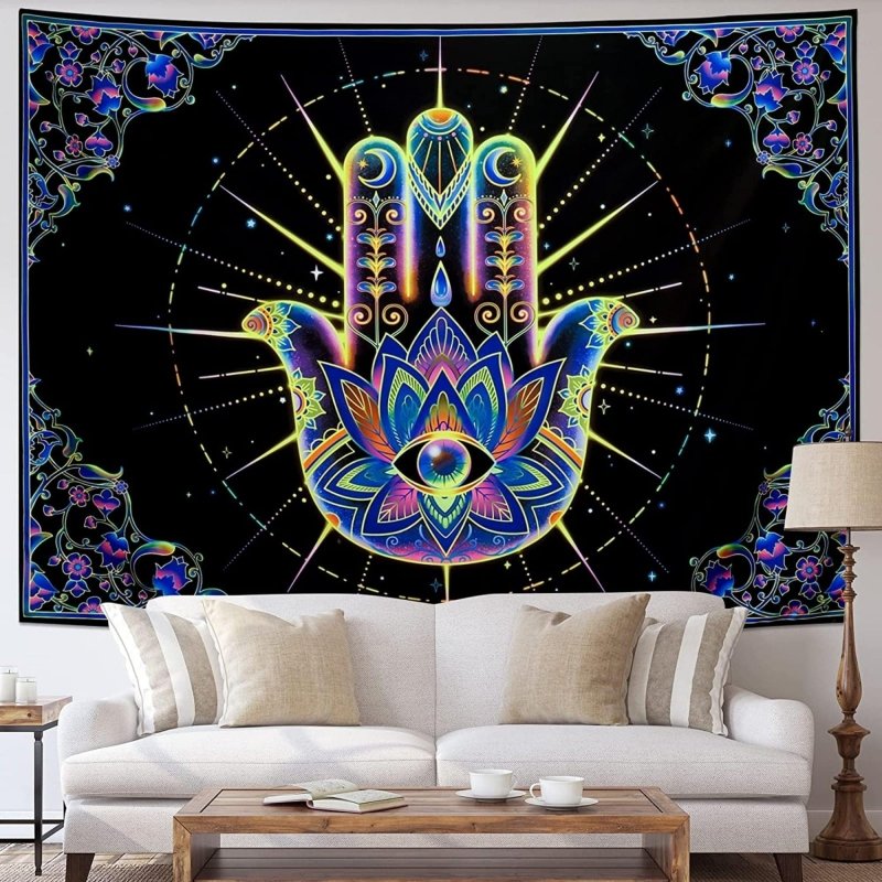 Cosmic Hamsa - GlowCreations