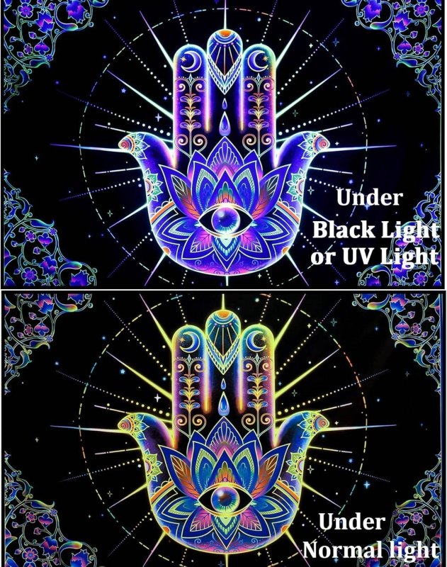 Cosmic Hamsa - GlowCreations