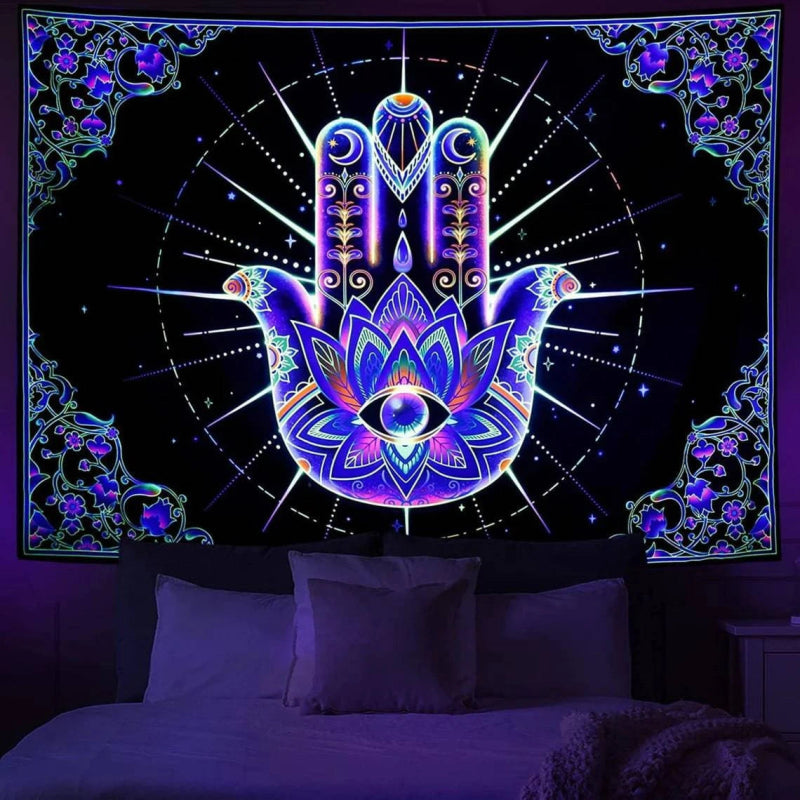 Cosmic Hamsa - GlowCreations