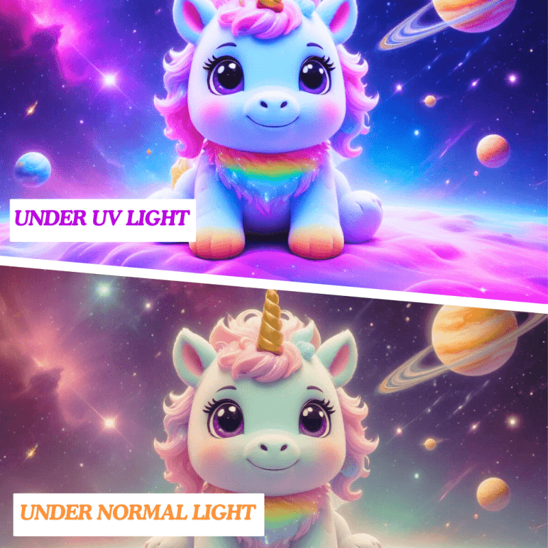 Cosmic Unicorn Joy - GlowCreations