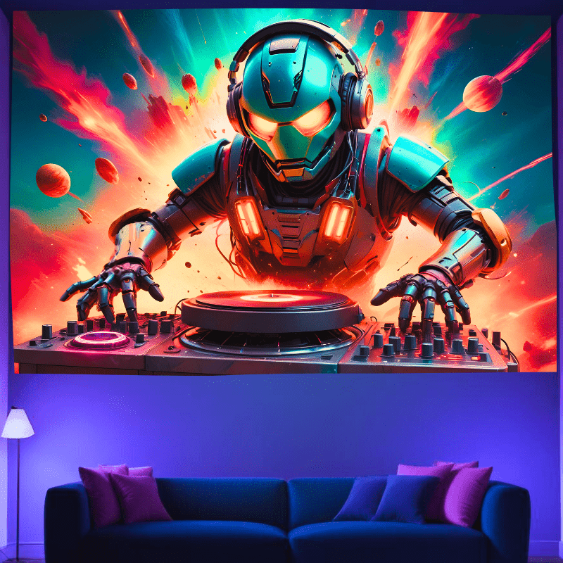 Cyber DJ Inferno - GlowCreations