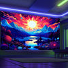 Sluneční hora | Oficiální GlowTapestry UV Art Decor 