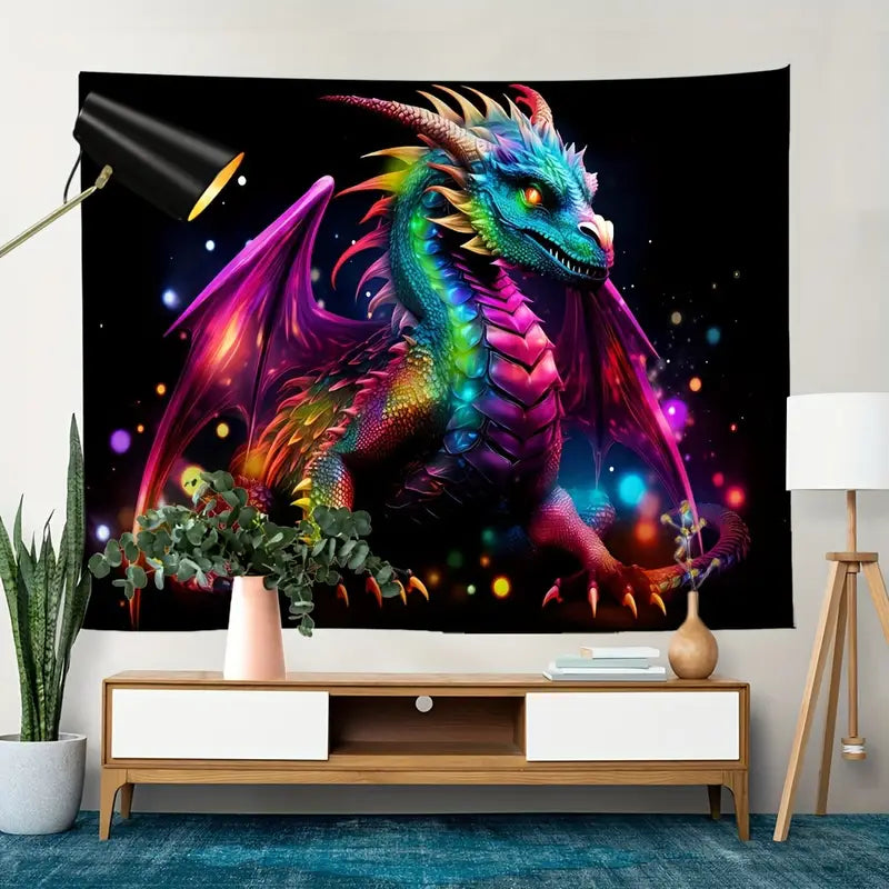 Dračí krajina | Oficiální GlowTapestry UV Art Decor 