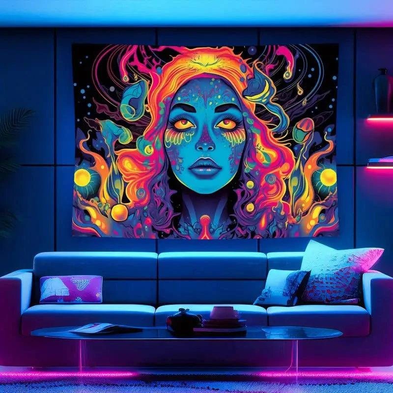 Hippie Blacklight UV - GlowCreations