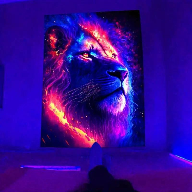 Lion Tapestry - GlowCreations